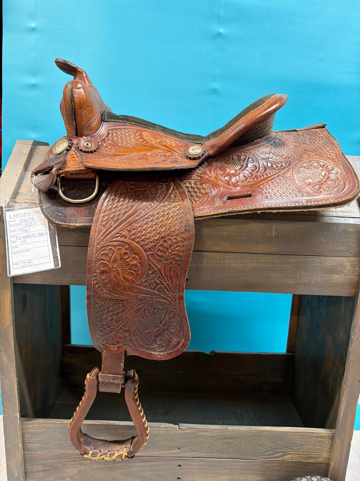 No Makers Mark trail saddle, 14