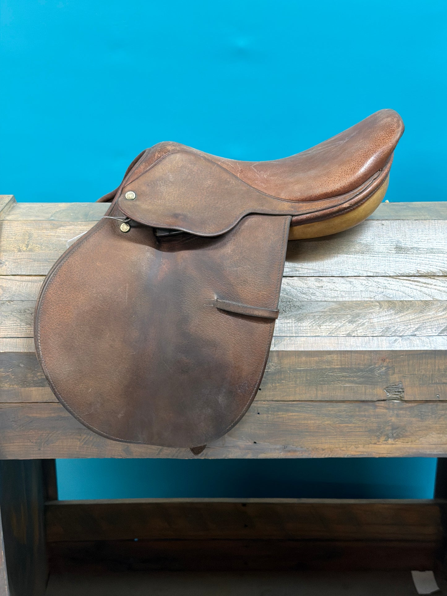 Brown Crosby Close Contact Saddle, 14