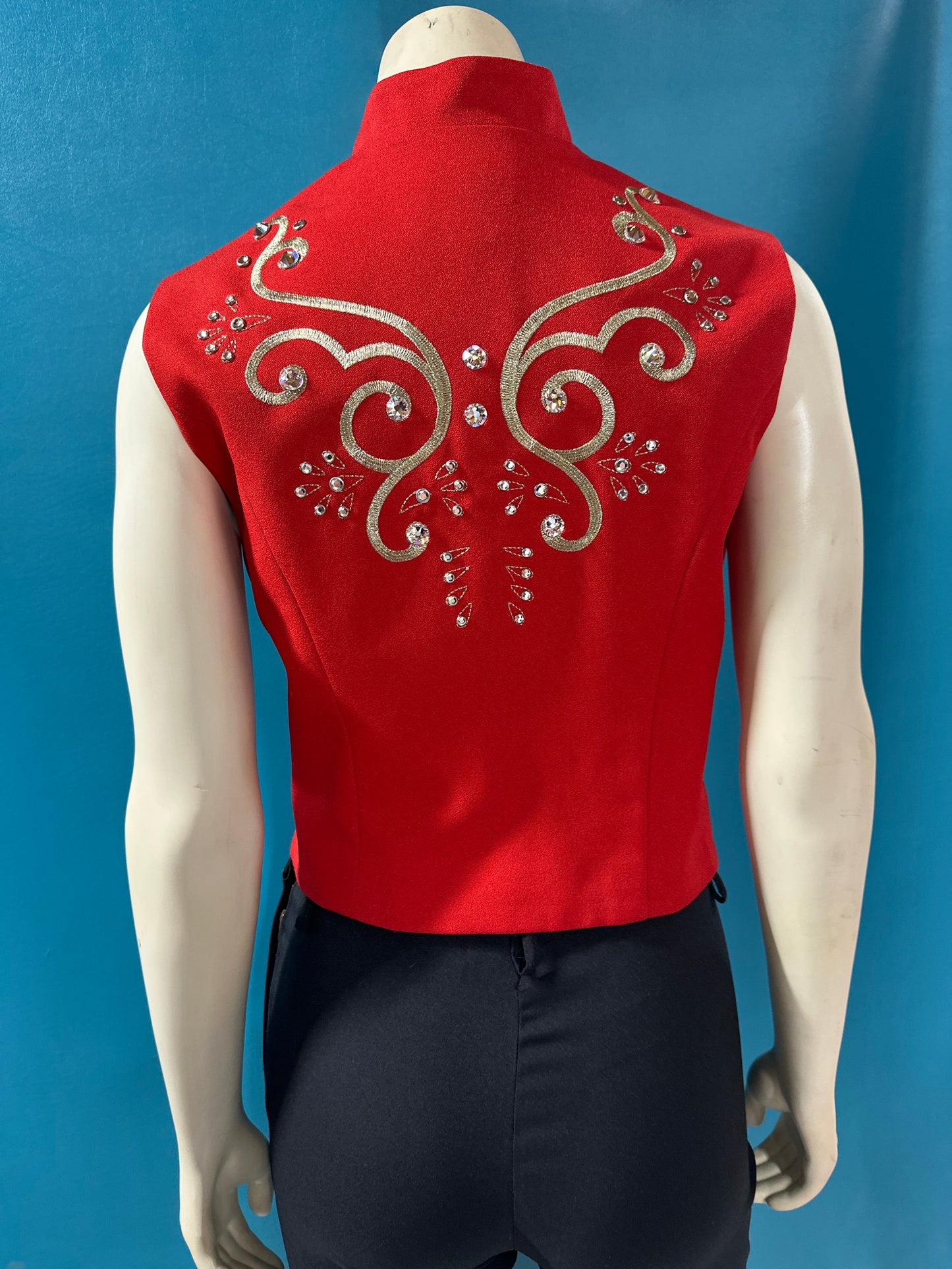 Red Hobby Horse Show Vest, L