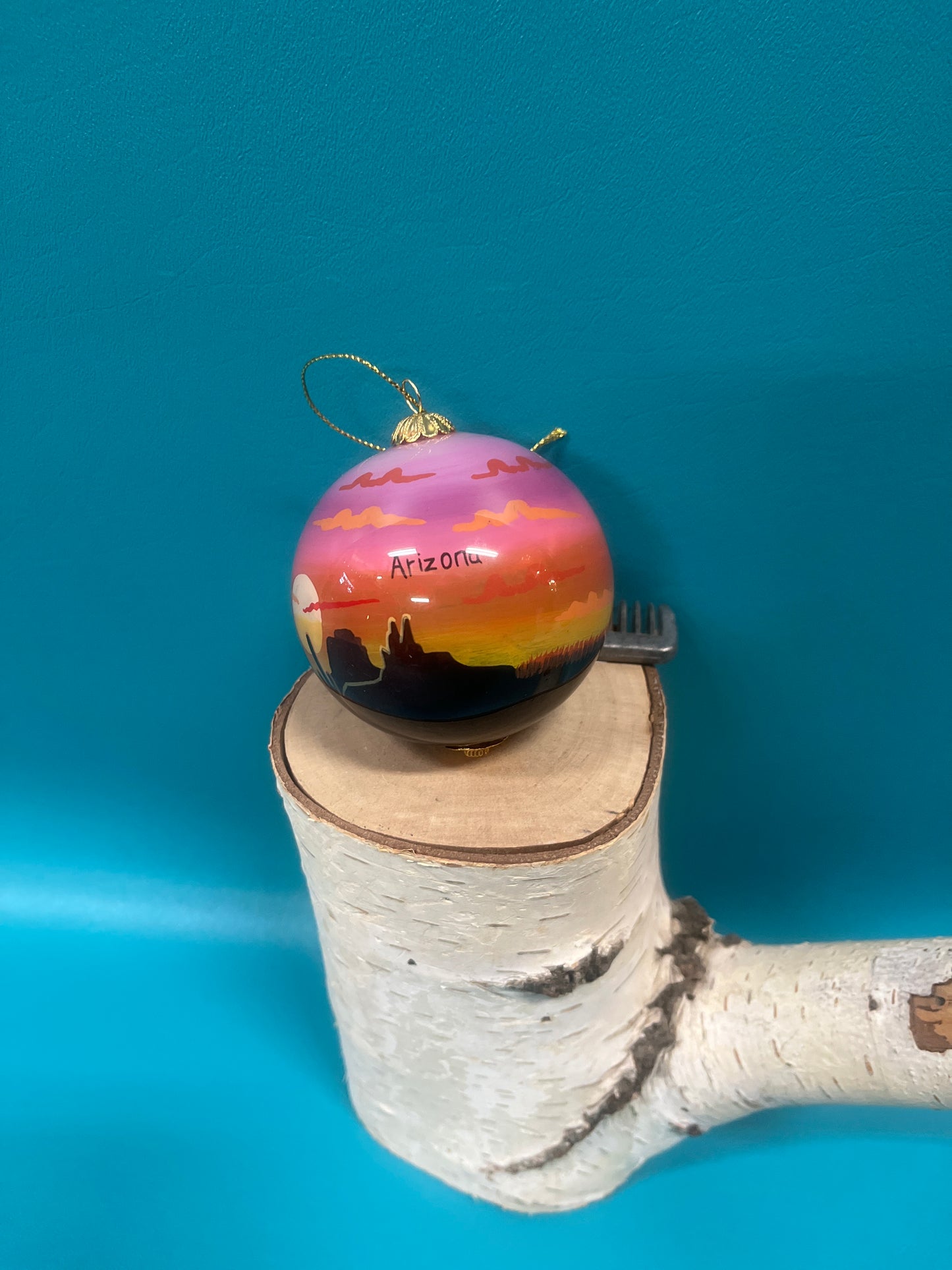 Arizona Handpainted Ornament