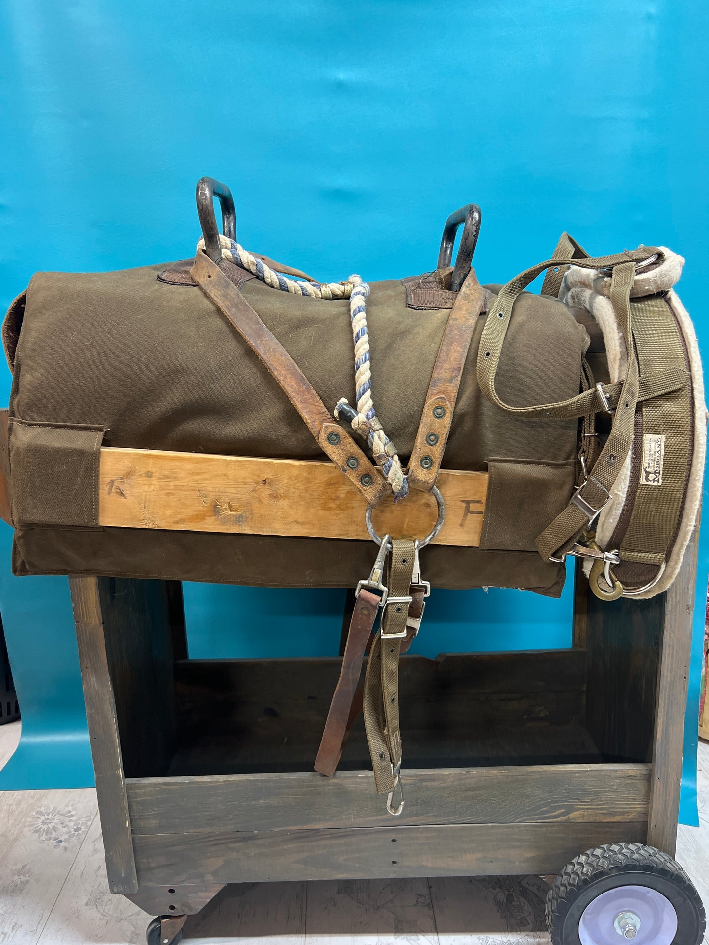 Decker Pack saddle w/Morgan Nylon, Horse