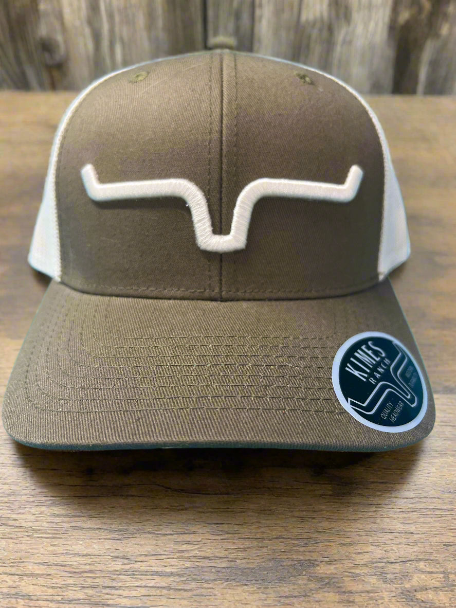 Kimes Moss Trucker Hat, SnapBack