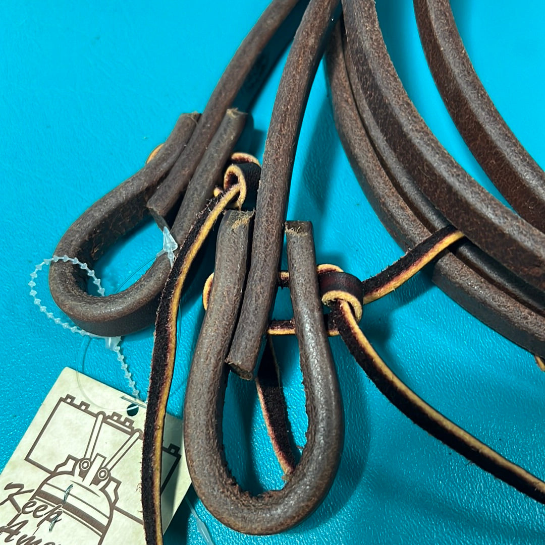 Dark Oil JB Company Hot Oil Split Reins 5.8", 8'