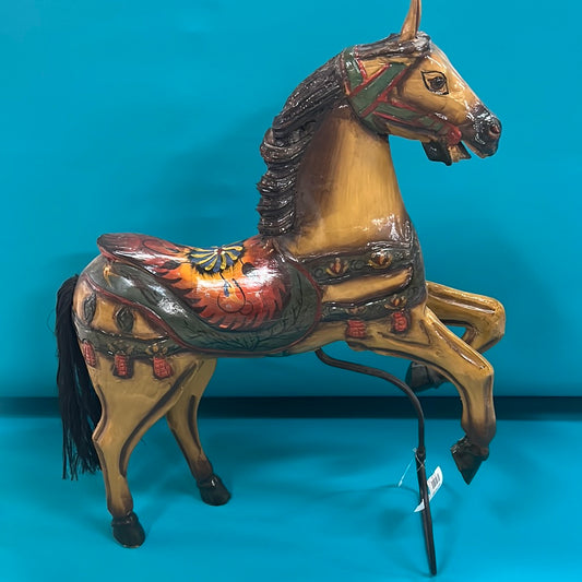 Wooden Hand Carved Carousel Horse