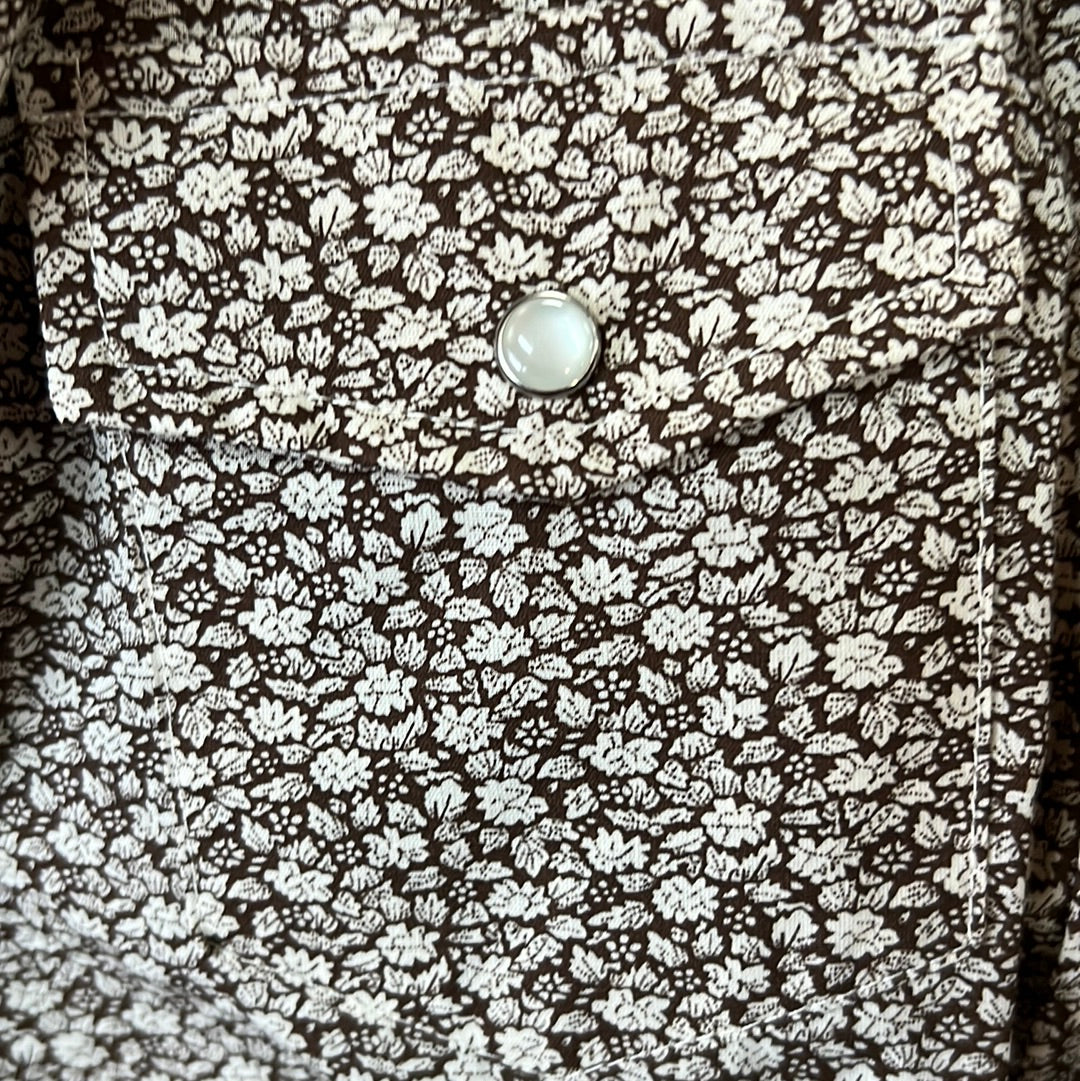 Brown Roper Boys Button Up, S