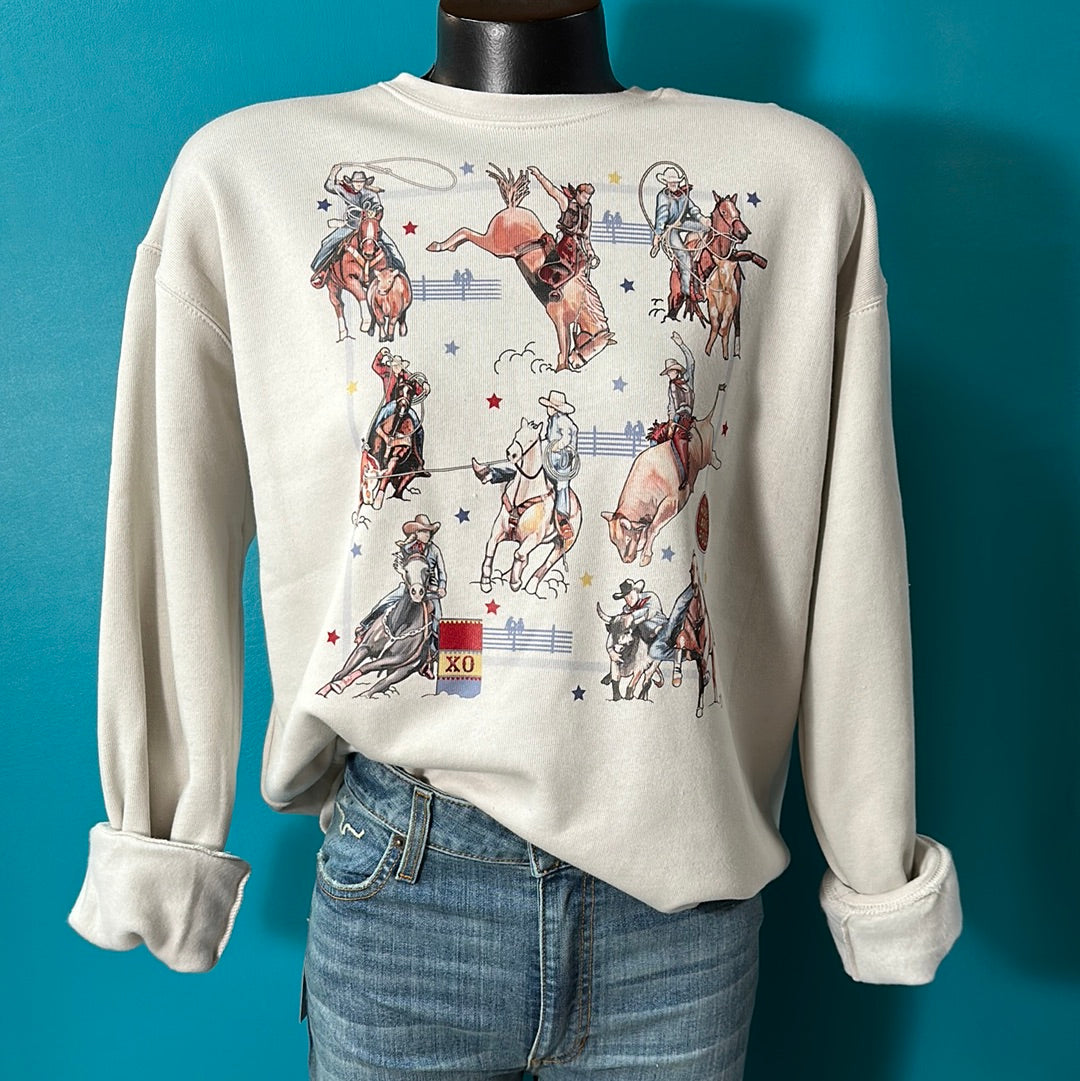 Rodeo Events Sweatshirt, S