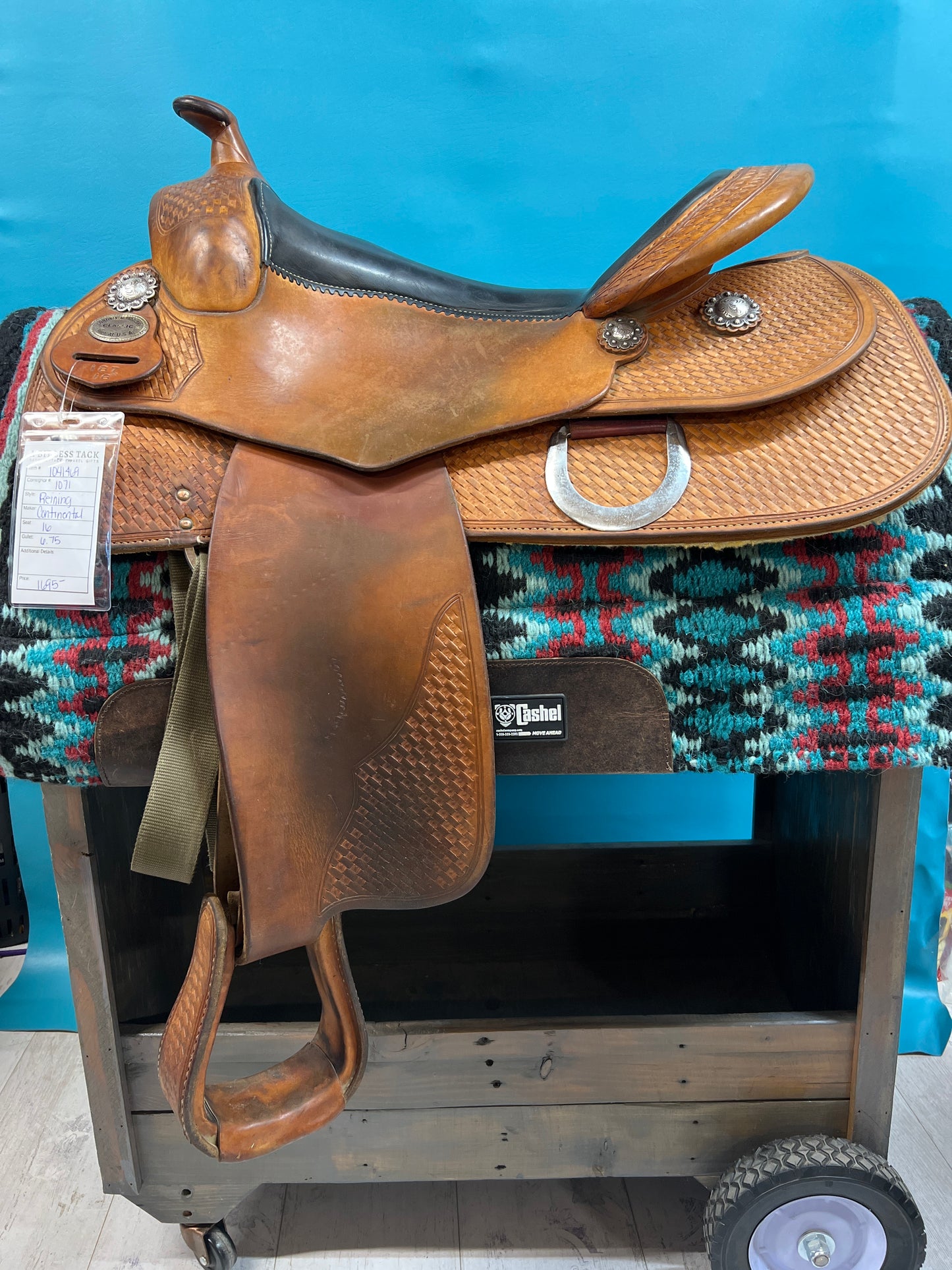 Continental Reining saddle, 16