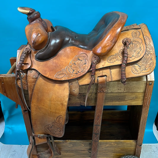 Roy Olsen Roping Saddle