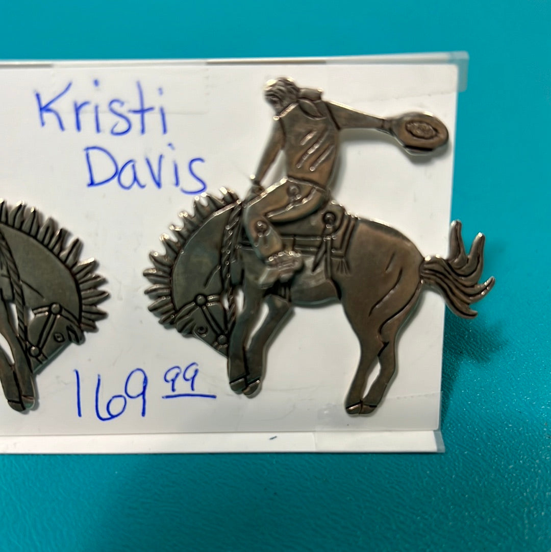 Preloved Articulating Earrings, Silver Jewelry, Kristi Davis