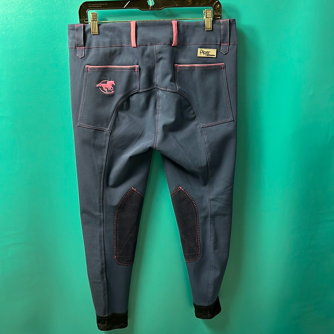 Blue Piper Breeches, 32R