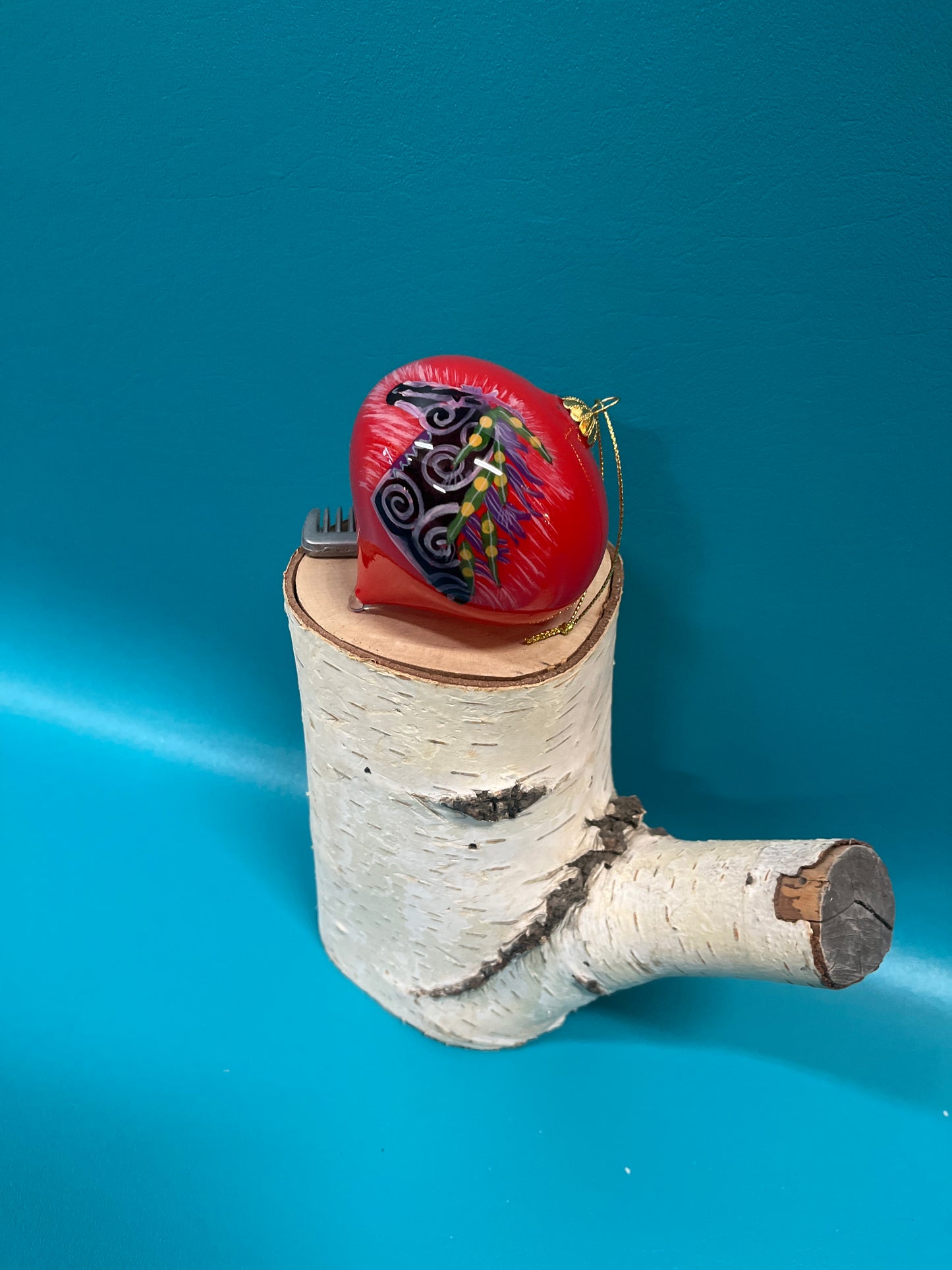 Red Horsehead Ornament