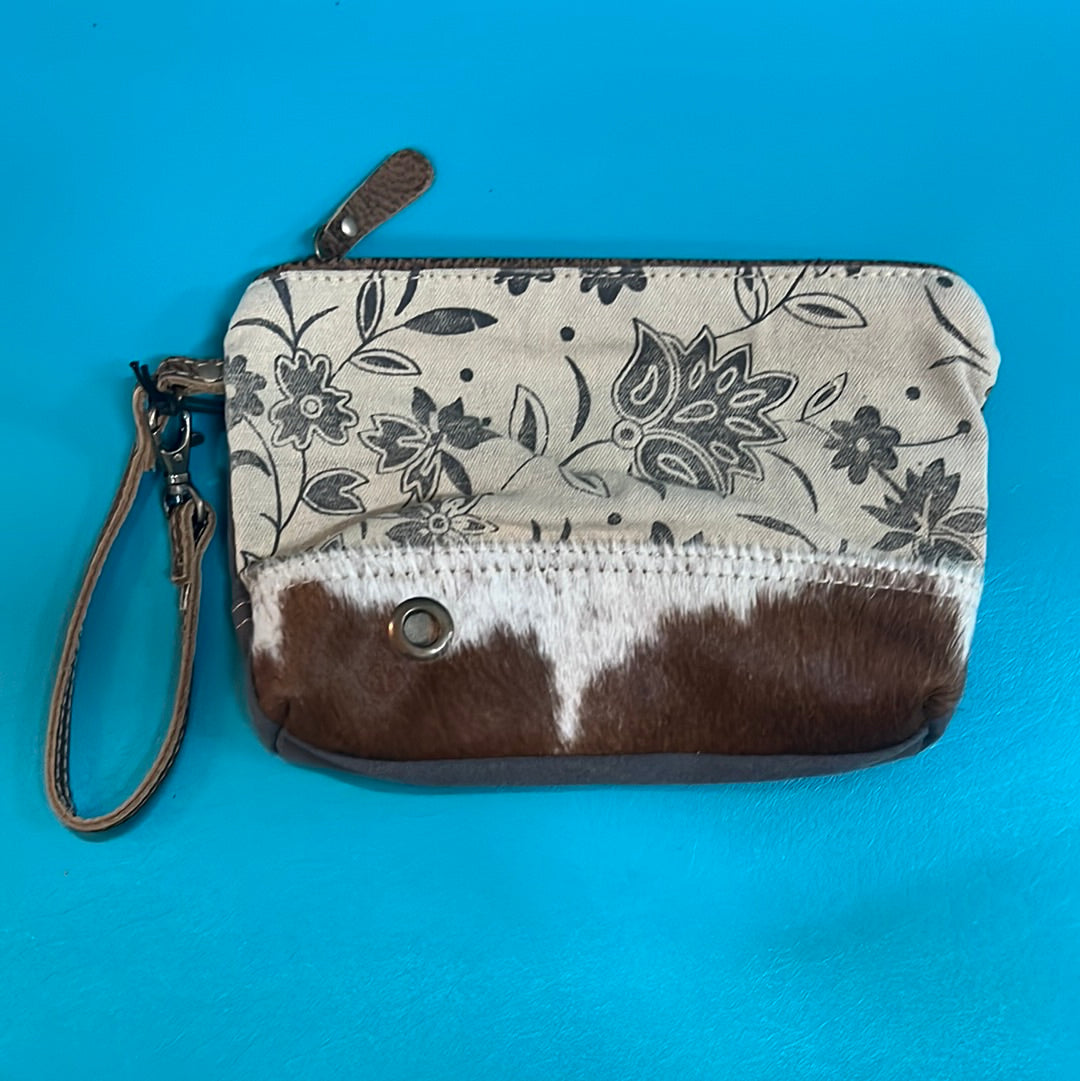 Myra Floral Wristlet