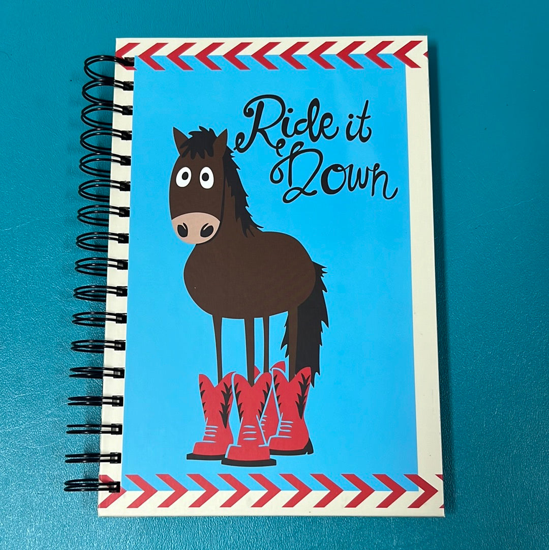 Ride It Down Spiral Notebook