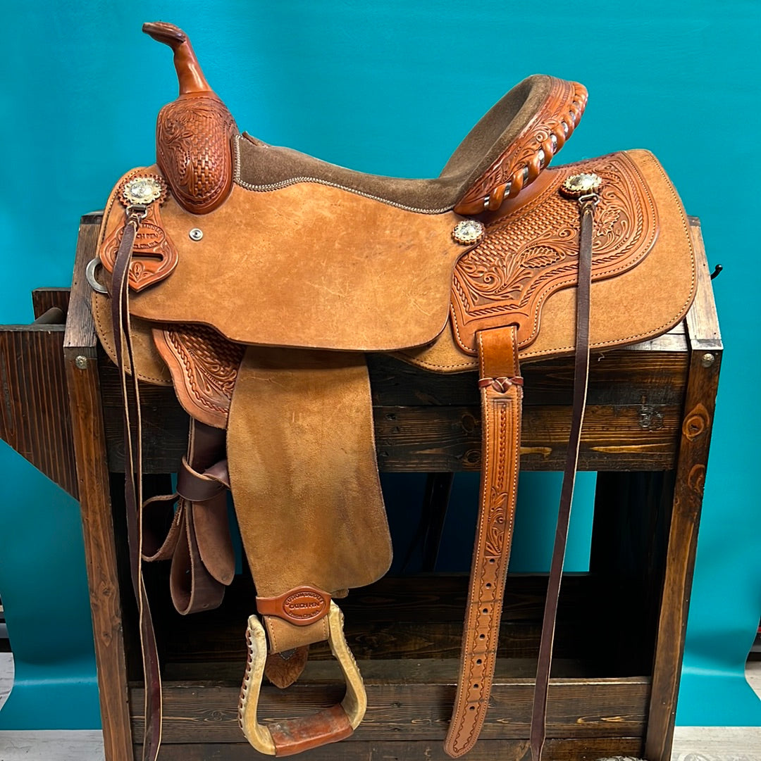 Catch Pen Cow Horse Saddle