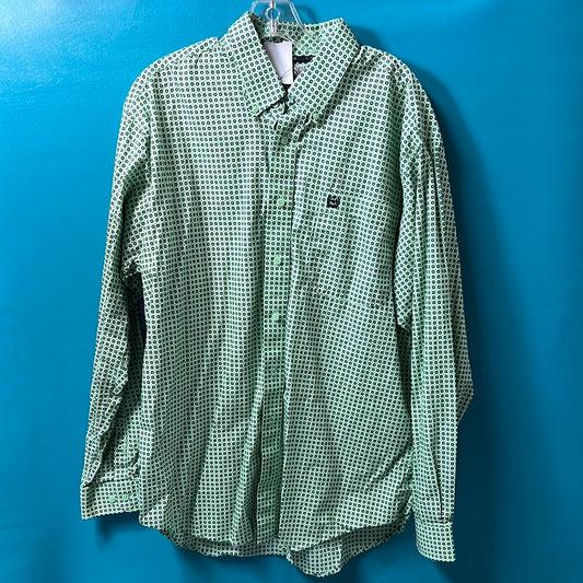 Preloved Green Cinch Western Shirts, M