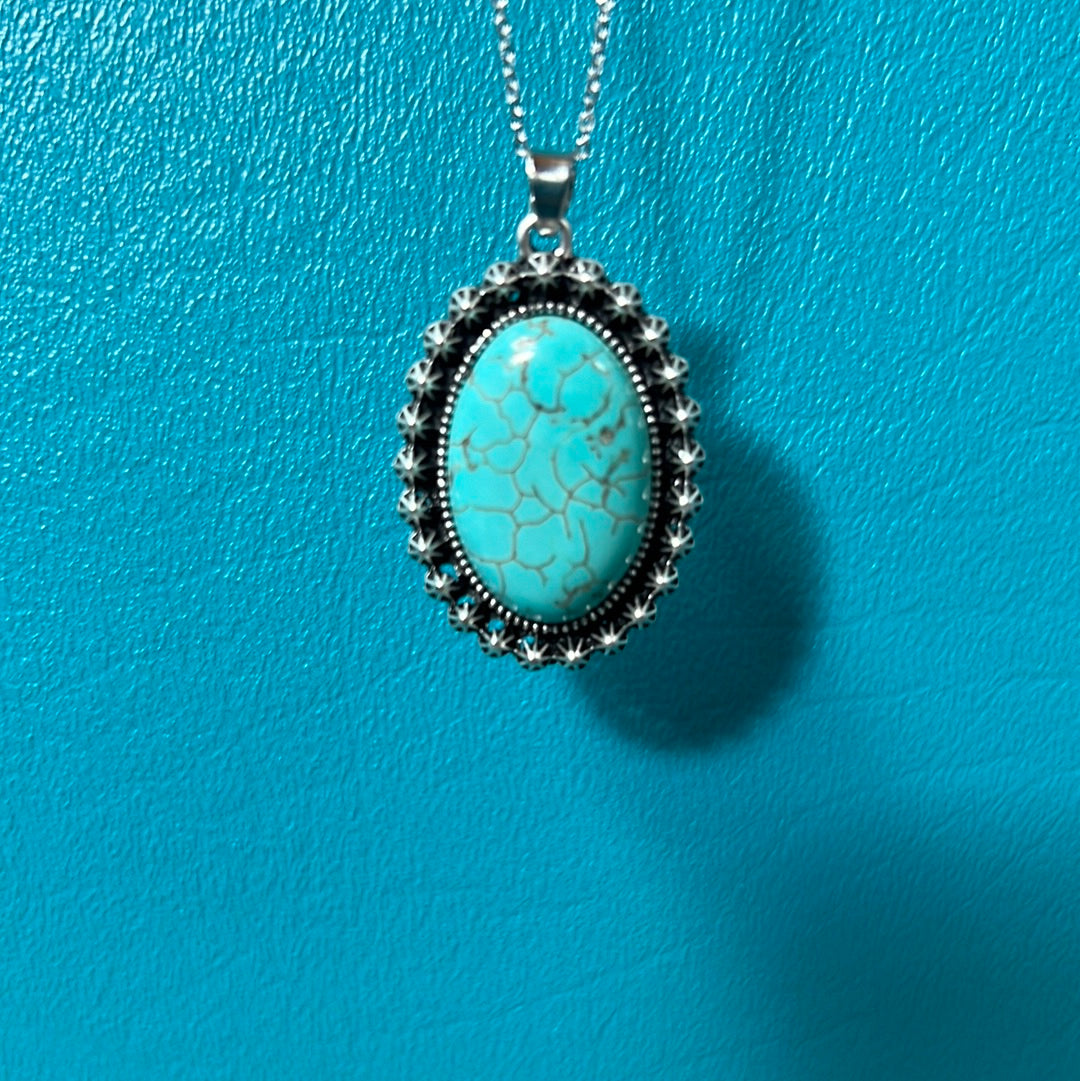 ISAC Oval Turquoise