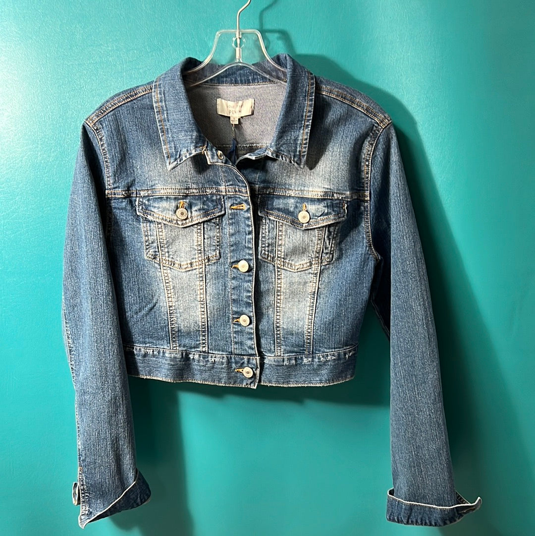 Cropped Denim Jacket, S