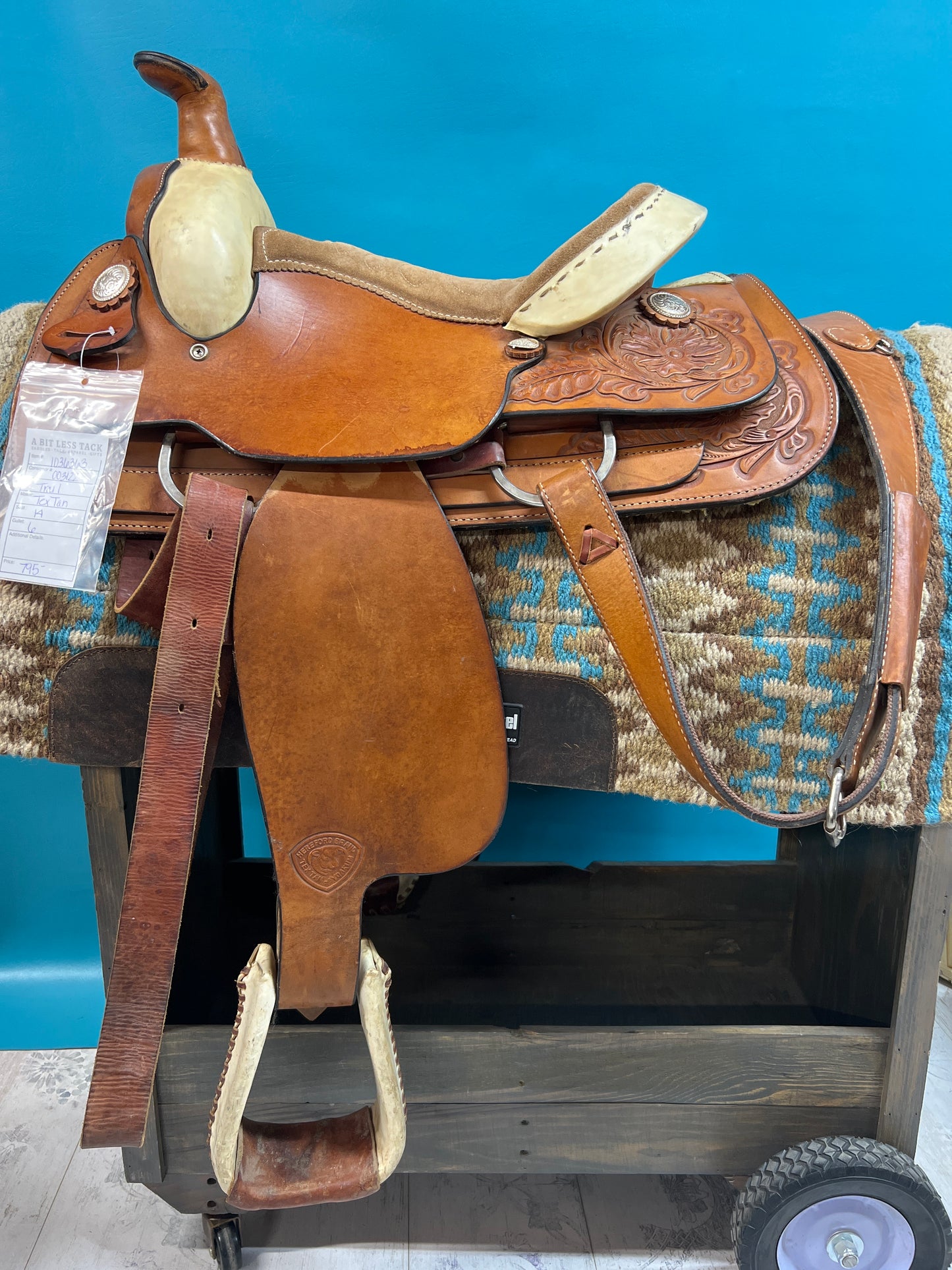 Tex Tan Trail Saddle, 14