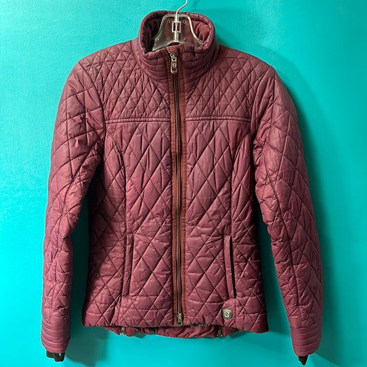 Purple Noble Quilted Jacket, XS