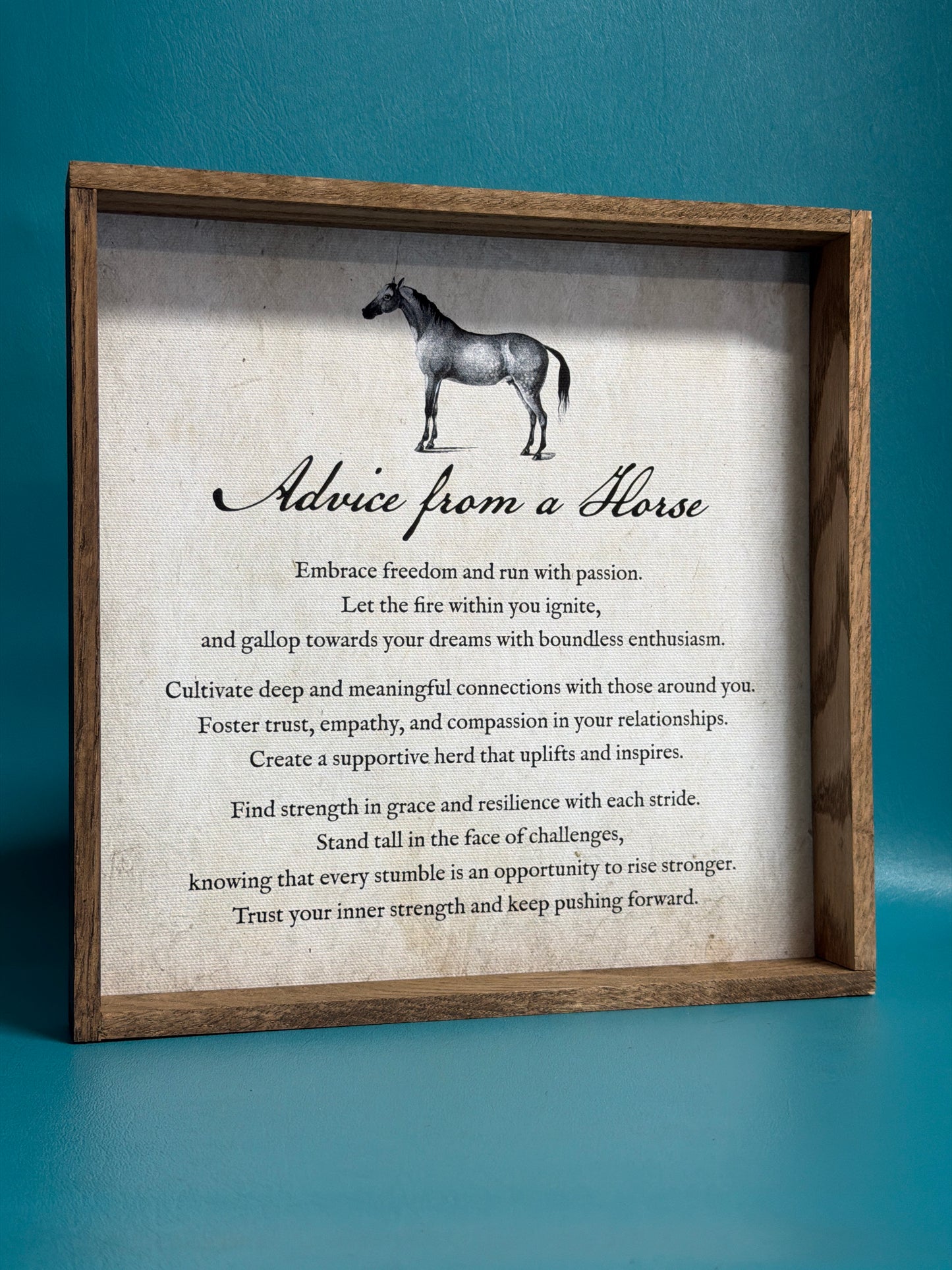 Hangout Home Wood Framed Canvas Art
