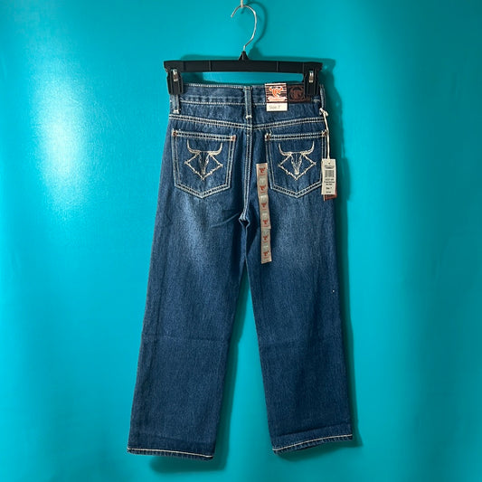 Denim Cowboy Hardware Jeans, 7