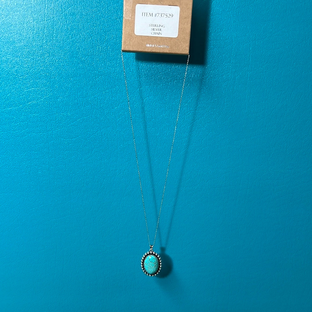 ISAC Oval Turquoise