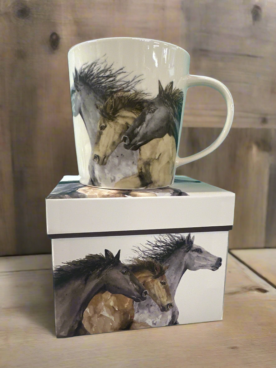 Running Horse Coffee Cup