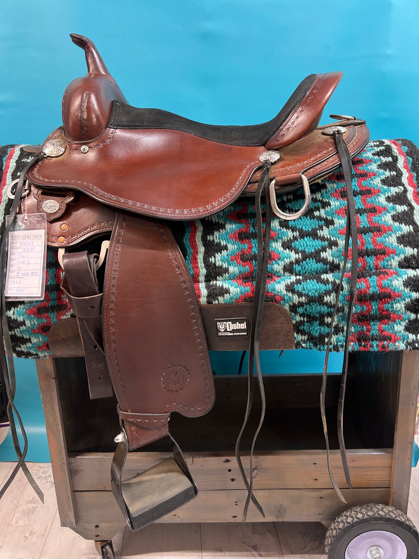 Circle Y Flex 2 Trail Saddle, 16