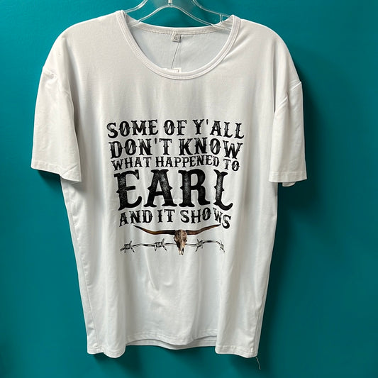 White Earl Tshirt, XL