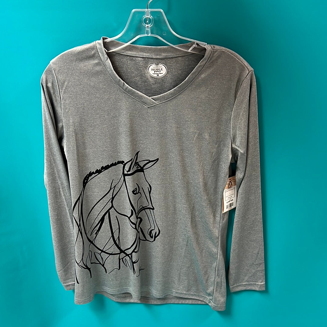 Gray Noble Pony Sunshirt, L