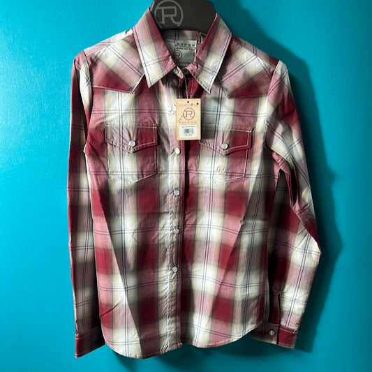 Red Roper Button Up, XL