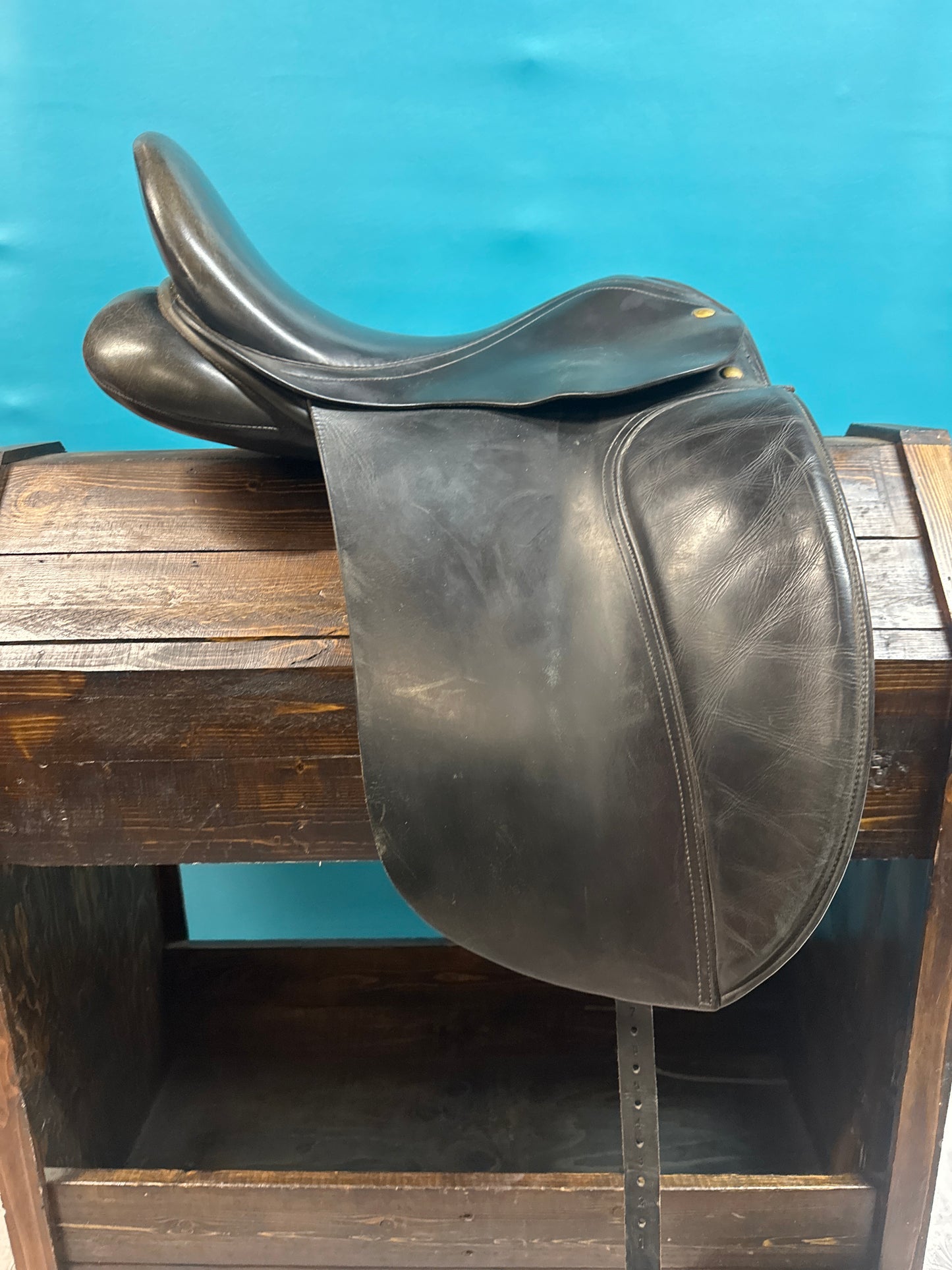 Black Sterling Fresian Dressage Saddle, 17.5