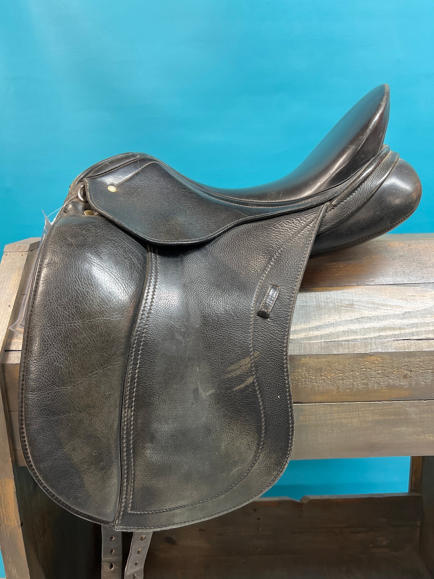 Black Schleese Wave Dressage Saddle, 17