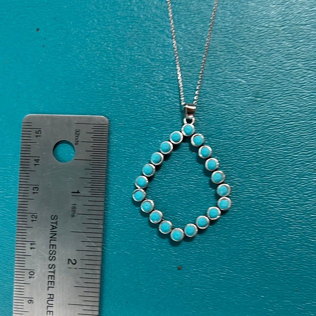 ISAC Turquoise Hollow Diamond