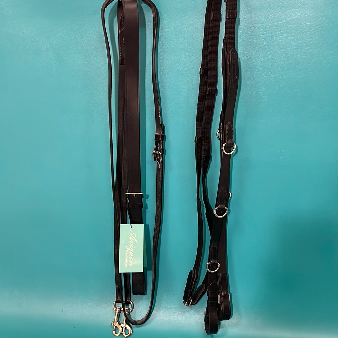 Black Shires German Martingale, Horse