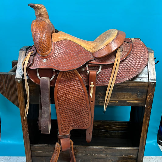 Texas Saddlery Roping Saddle