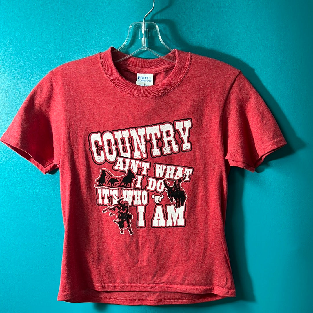 Red Cowboy TShirt, S