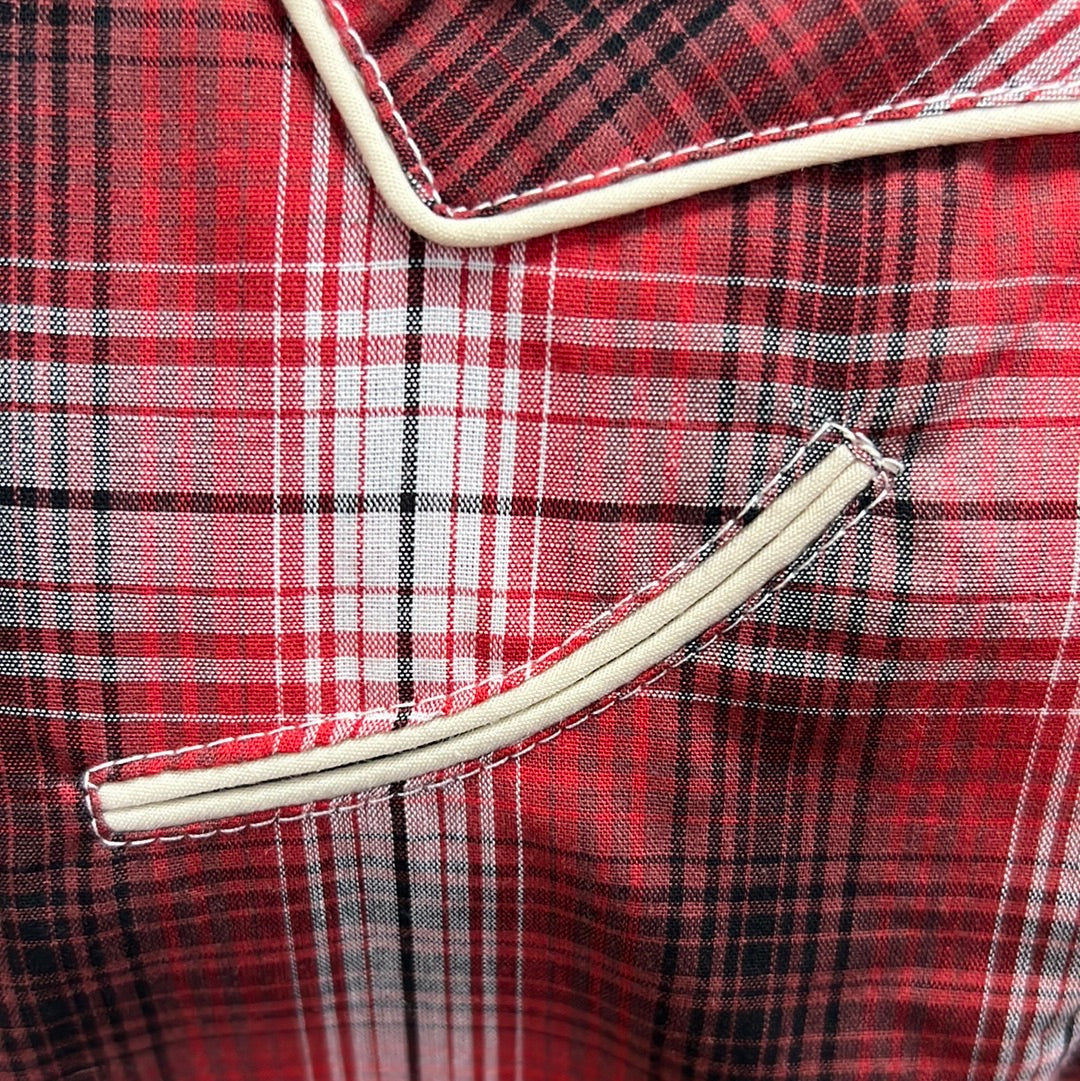 Red Roper Girls Button Up, L