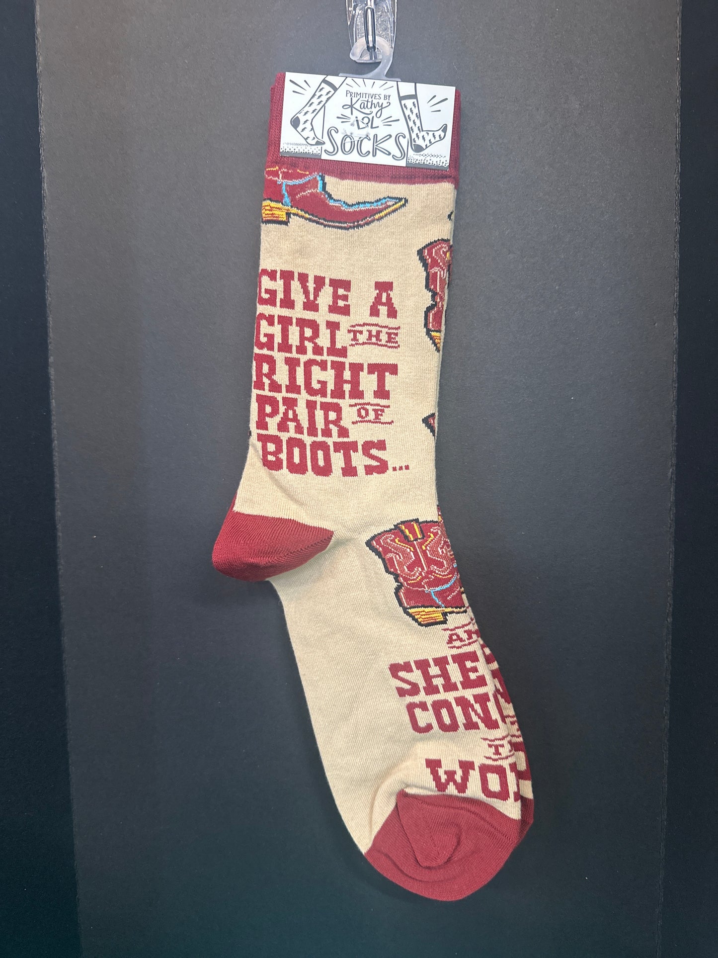 Primitives by Kathy Give a girl boots socks
