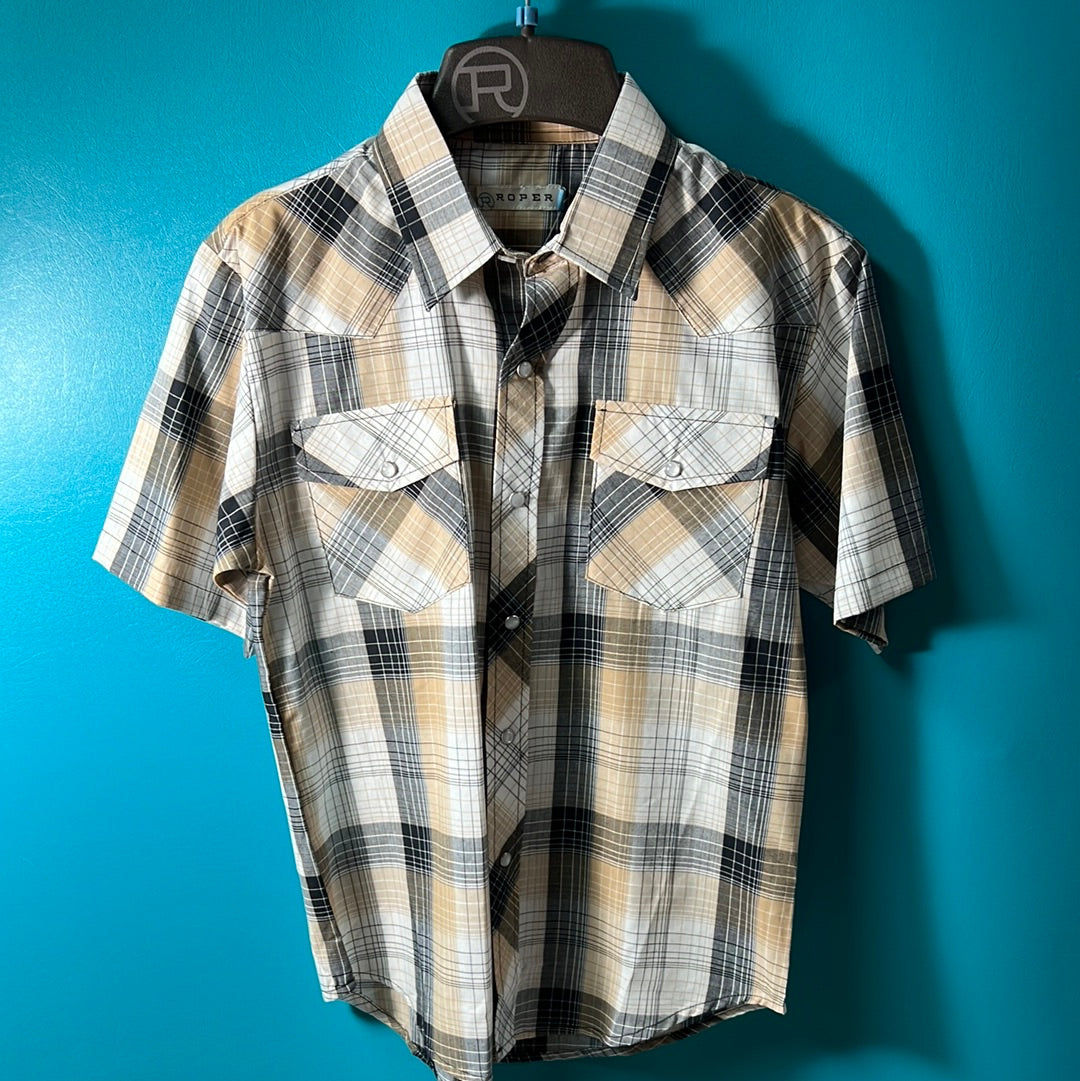 Boys Roper Western Shirt, 12/14
