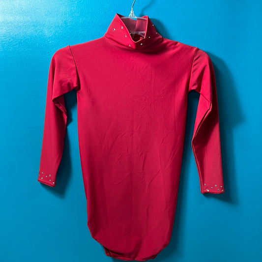 Preloved Red Stretch Rhinestone Shirt, YXL
