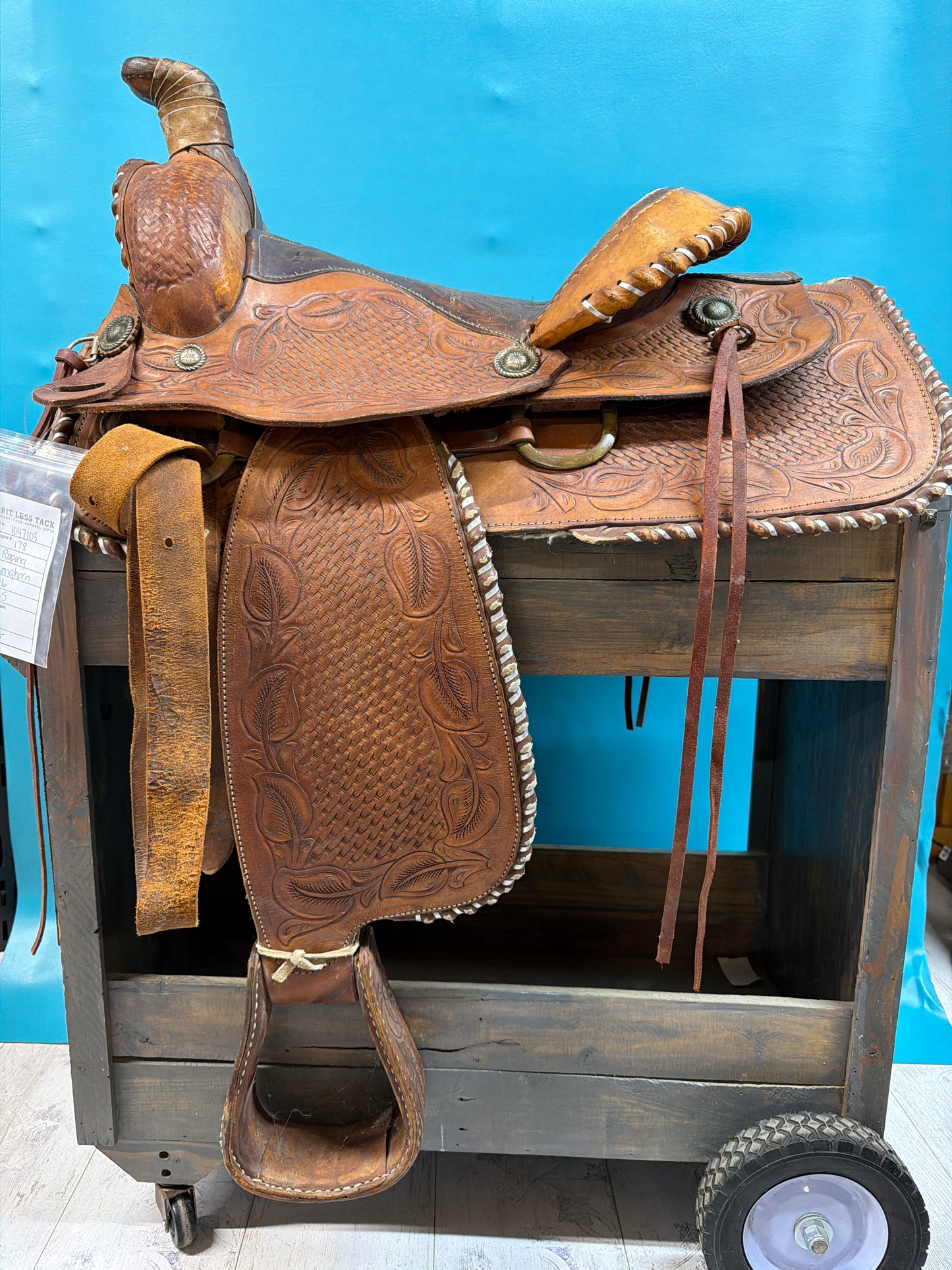 Longhorn Rope saddle, 16