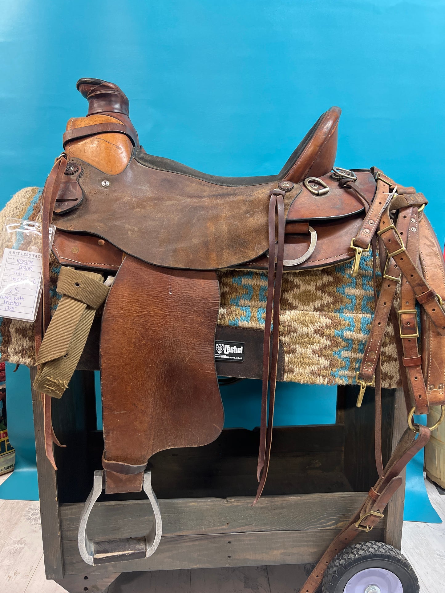 Steve Edwards Mule Saddles w/britchen, 17