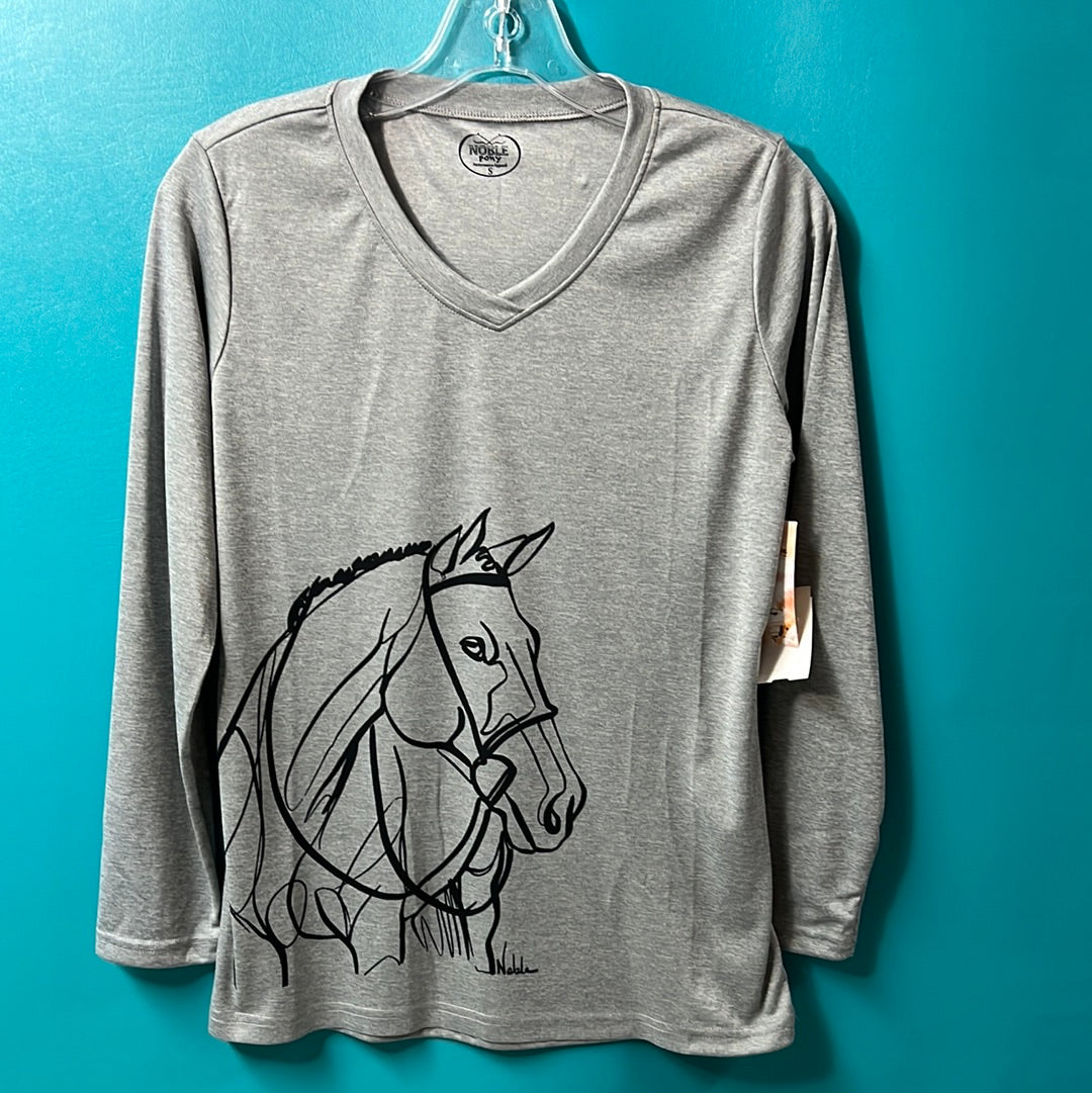 Gray Noble Pony Sunshirt, M