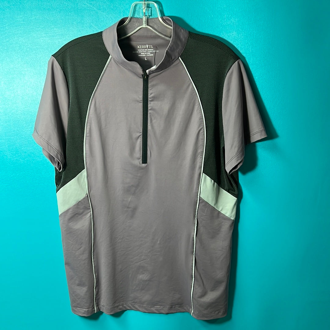 Purple Kerrits 1/4 Zip Short Sleeve, L