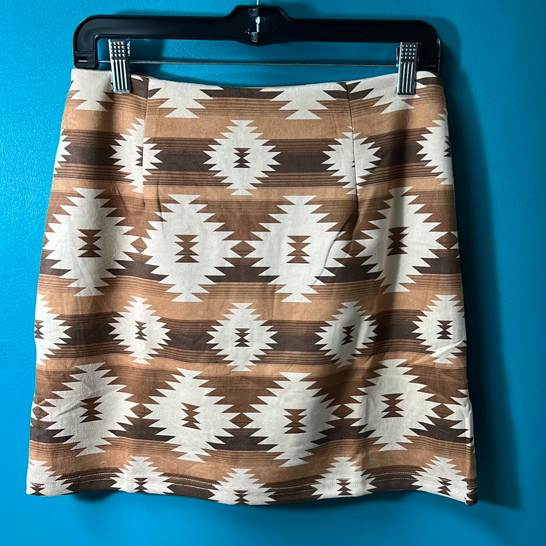 Southern Grace Aztec Skirt, S