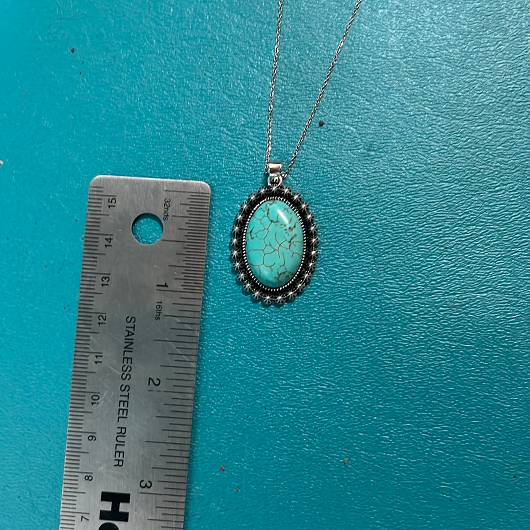 ISAC Oval Turquoise