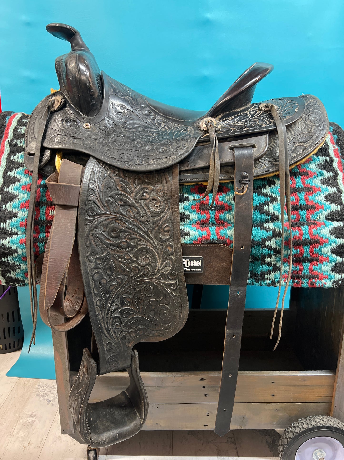 Carmel Saddlery Vintage Trail Saddle, 16