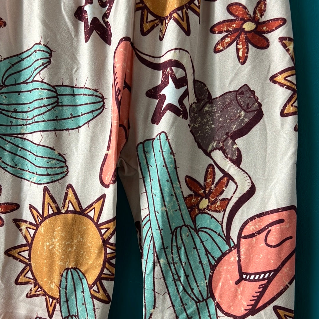 Girls Flare Pants and Shirt Set, S 2T