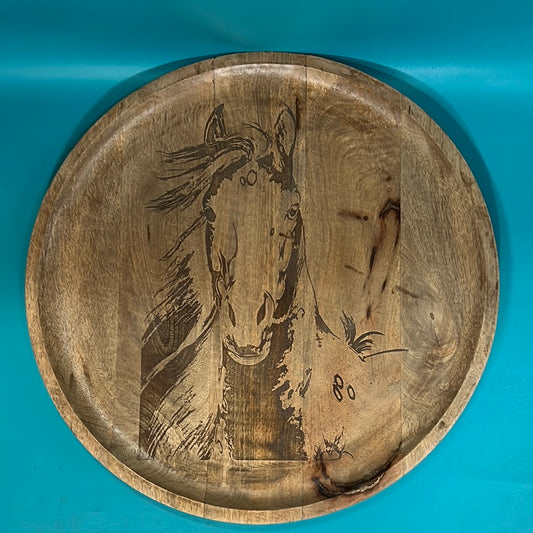Wilco Home Horse Head Platter